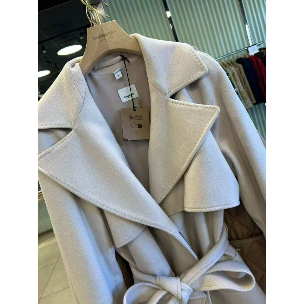 Burberry Women’s Long Belted Cashmere blend long coat $2590 US10 - Picture 6 of 12